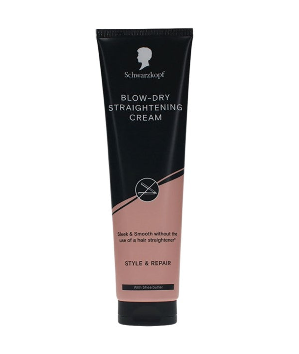 SCHWARZKOPF STYLE AND REPAIR BLOW DRY STRAIGHTENING CREAM 150 ml Hair Styling Asetena Pa