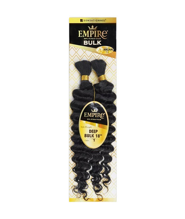 EMPIRE HUMAN HAIR DEEP BULK 18 Color 1 Human Hair Braids Asetena Pa