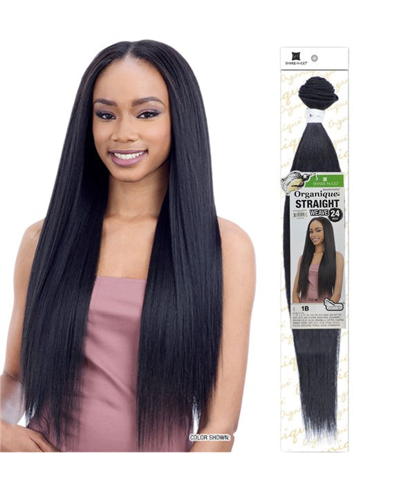 SHAKE N GO ORGANIQUE STRAIGHT WEAVE 30" Color 1 Synthetic Weave Hair Asetena Pa