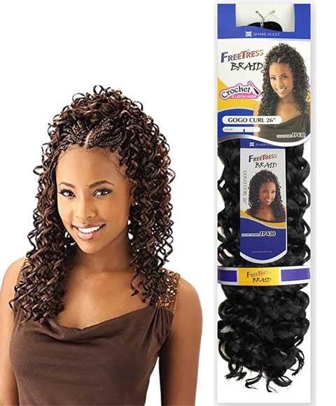 FREETRESS EQUAL SYN GOGO CURL BRAID 26 Color 530 Hair for Braid Extensions Asetena Pa