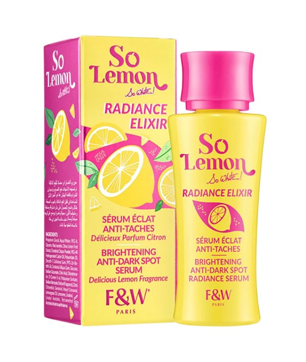 SO LEMON RADIANCE ELIXIR 30ml Skin Moisturizing Asetena Pa