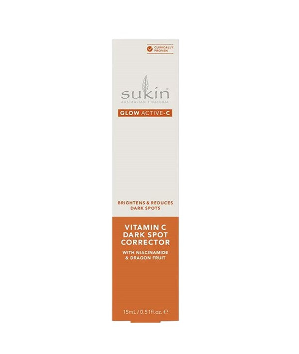 SUKIN GLOW ACTIVE C VITAMIN C DARK SPOT CORRECTOR No COl Skin Treatments Asetena Pa