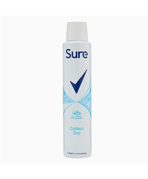 SURE COTTON DRY 48H ANTI PERSPIRANT SPRAY 200 ml Body Care Asetena Pa