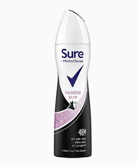 MOTIONSENSE INVISIBLE PURE 48H ANTI PERSPIRANT SPRAY 250 ml Body Care Asetena Pa