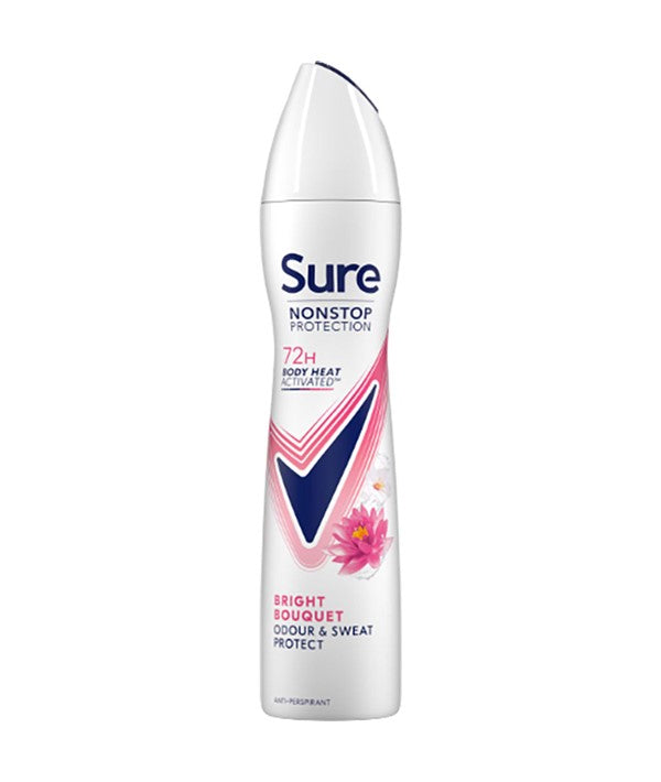 NONSTOP PROTECTION 72H BODY HEAT BRIGHT BOUQUET ANTI PERSPIRANT SPRAY 250 ml Body Care Asetena Pa