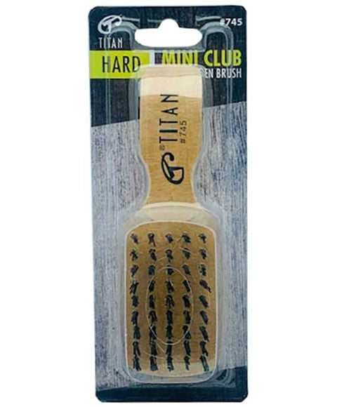 TITAN MINI CLUB WOODEN BRUSH Color Item 745 Hair Brushes and Combs Asetena Pa