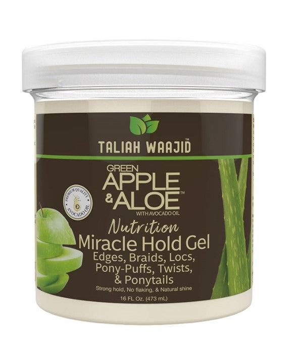 GREEN APPLE AND ALOE NUTRITION MIRACLE HOLD GEL 473ml Hair Styling Asetena Pa