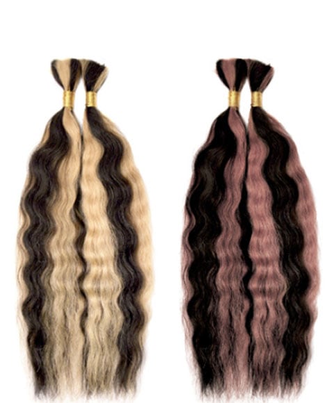 PREMIUM TOO HH SUPER BULK 18 Color 1B Human Hair Braids Asetena Pa