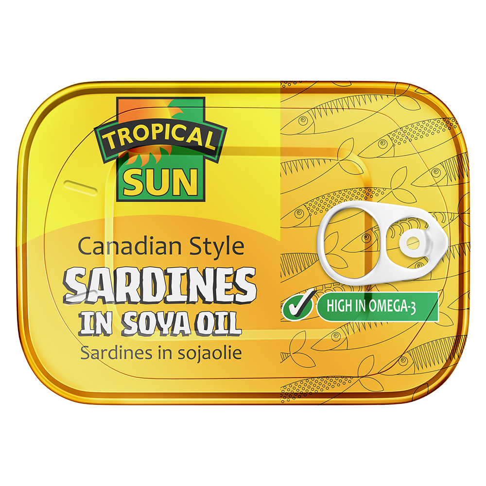 Tropical Sun Canadian Sardines Soya 12x106g