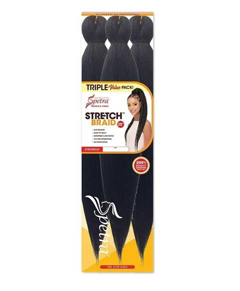 SPETRA MIRACLE FIBER 3X STRETCH BRAID 16 Color 1 Hair for Braid Extensions Asetena Pa