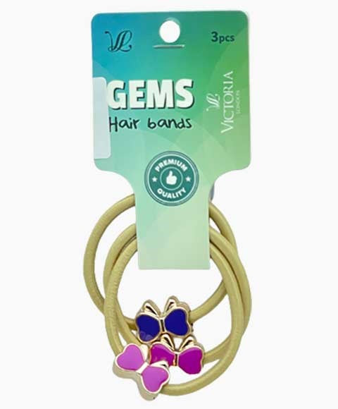 GEMS HAIR BANDS 37A2 Color Assorted Kids Hair Accessories Asetena Pa