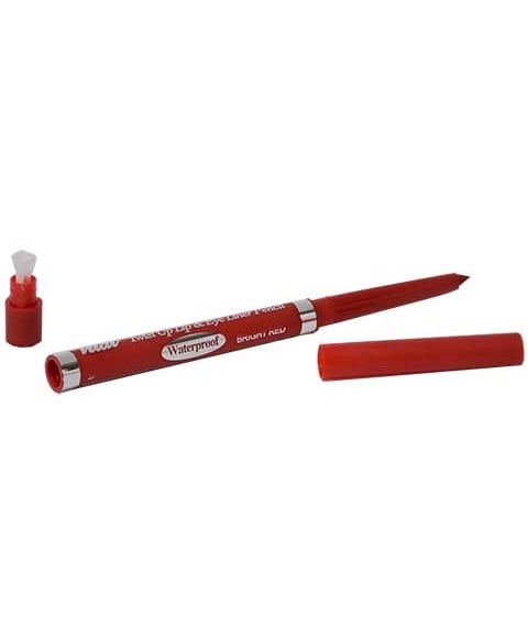 TWIST UP LIP AND EYE LINER PENCIL BRIGHT RED Lips Asetena Pa