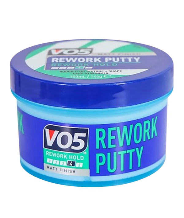 VO5 MATT FINISH REWORK PUTTY REWORK HOLD 150 ml Hair Styling Asetena Pa