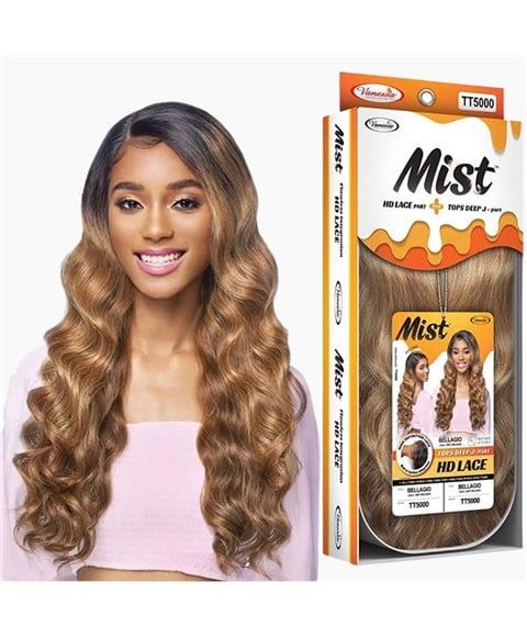 MIST SYNTHETIC BELLAGIO TOP DEEP J PART HD LACE WIG Color SP430 Synthetic Hair Wigs Asetena Pa