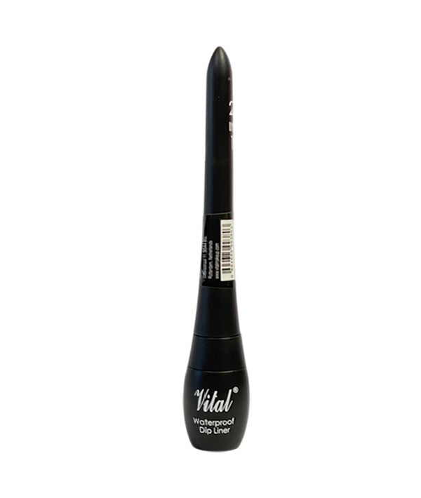 VITAL 2IN1 WATERPROOF DIP LINER AND TWIST UP PENCIL Color Black Eye Makeup Asetena Pa