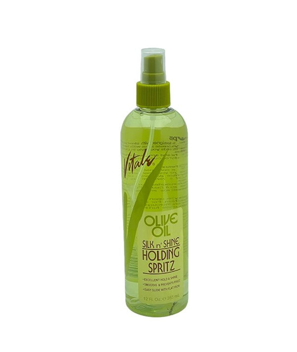 VITALE OLIVE OIL SILK N SHINE HOLDING SPRITZ 355 ml Sprays, Serums and Oils Asetena Pa