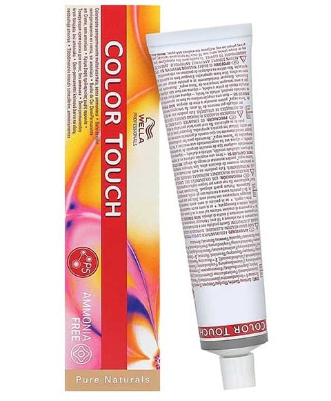 COLOR TOUCH PURE NATURALS 60 ml Color 4/0 Hair Color Asetena Pa