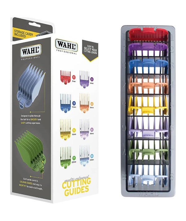 WAHL COLOUR CODED CLIPPER CUTTING GUIDES Color Assorted Clippers and Trimmers Asetena Pa