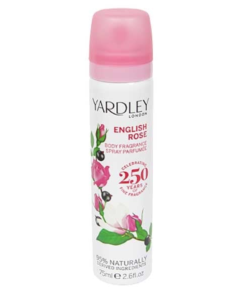ENGLISH ROSE BODY FRAGRANCE SPRAY 75 ml Body Care Asetena Pa