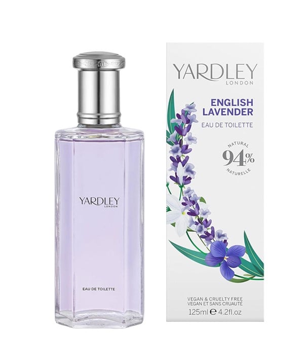 YARDLEY ENGLISH LAVENDER EAU DE TOILETTE 125 ml (Pack of 3) Perfumes for Her Asetena Pa