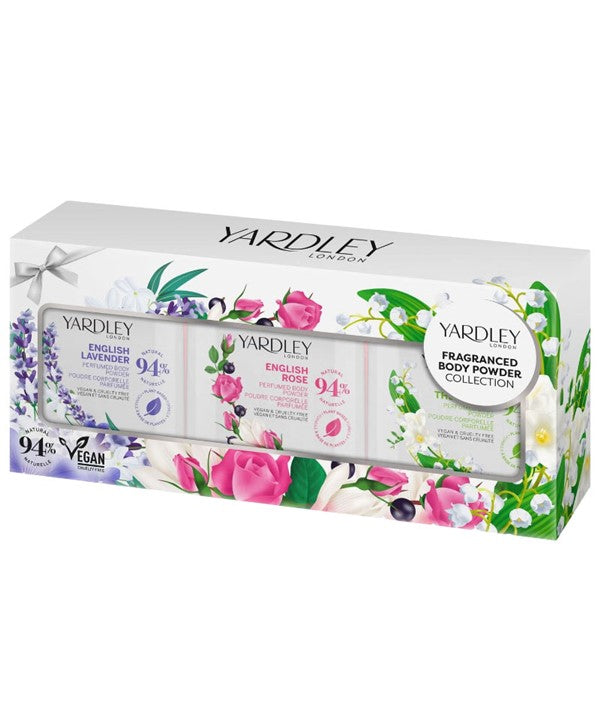 FLORAL FRAGRANCED MINI BODY POWDER COLLECTION GIFT SET Body Care Bundles Asetena Pa