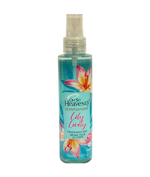 OH SO HEAVENLY SENSATIONS LILY LOVELY FRAGRANCE MIST 150 ml Perfumes for Her Asetena Pa
