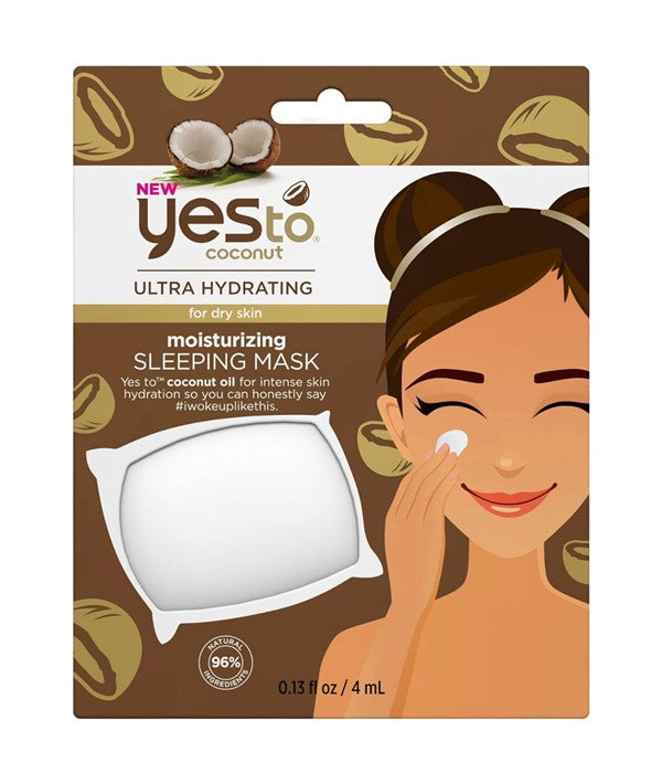 COCONUT ULTRA HYDRATING MOISTURIZING SLEEPING MASK 4 ml Skin Wash Asetena Pa