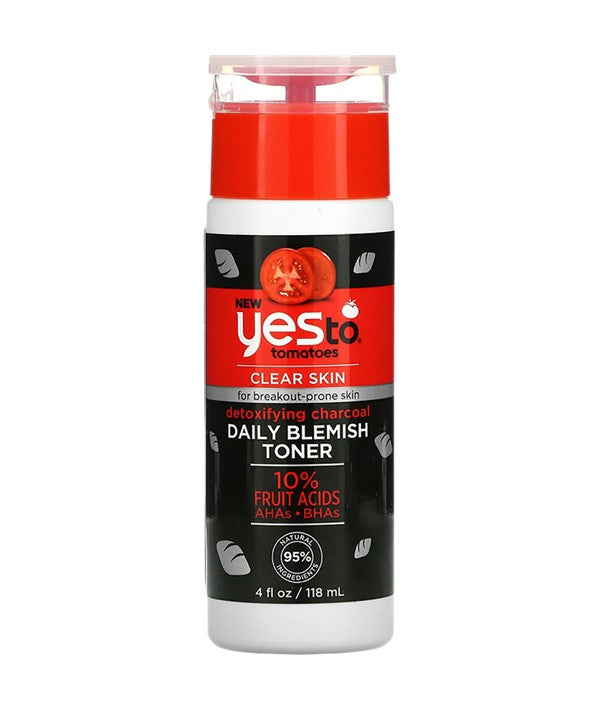 TOMATOES DETOXIFYING CHARCOAL DAILY BLEMISH TONER 118 ml Skin Wash Asetena Pa