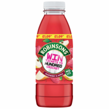 Robinsons Raspberry & Apple Ready To Drink 12x500ml E