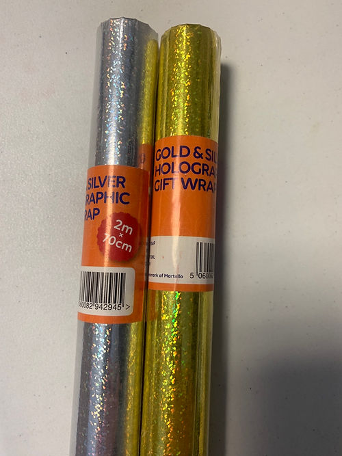 Gift Wrap Holo Gold&silver mx7m 1x