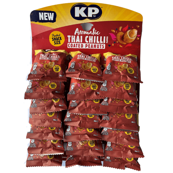 Kp Flavour Krav Aromatic Thai Chilli Peanut Card 21x40g