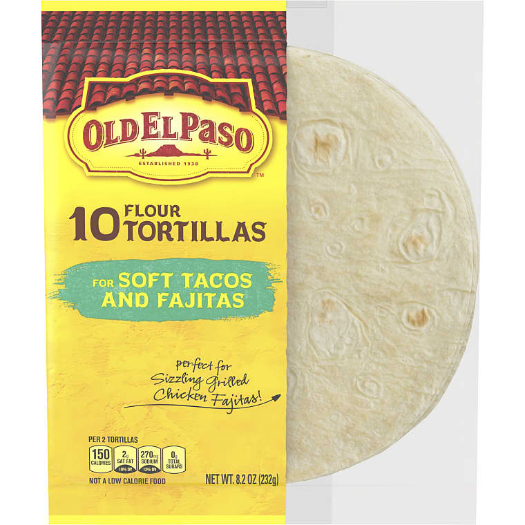 Old El Paso Flour Tortilla 6x326g