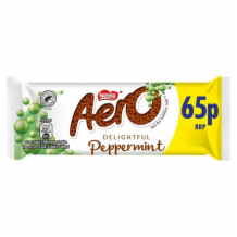 Aero Bubbly Bar Peppermint 24x36g
