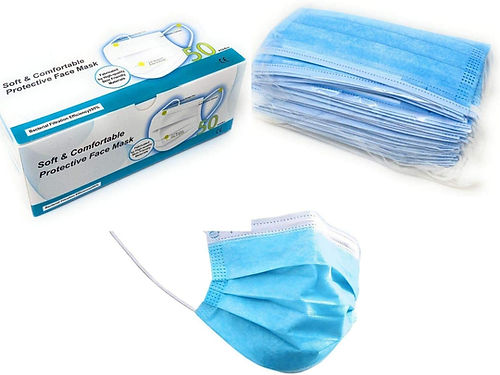 Ply Disposable Face Mask 1x50's