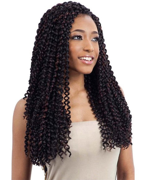 GLANCE SYN BOHEMIAN CURL BRAID 20 Color 1 Hair for Braid Extensions Asetena Pa