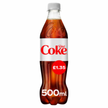 Diet Coke Pet 24x500mlH1.65