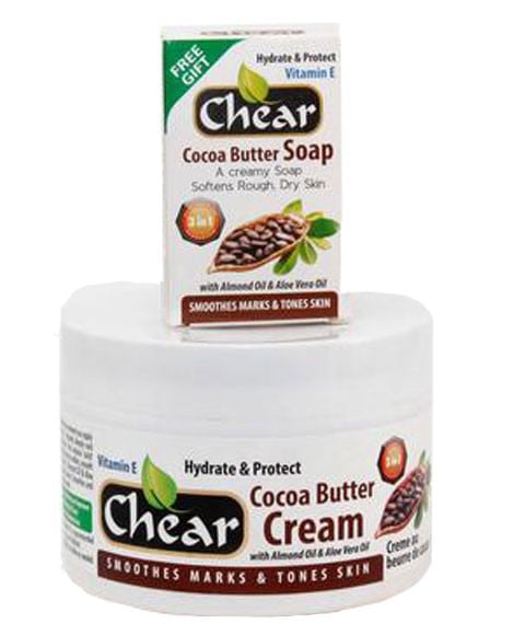 CHEAR COCOA BUTTER CREAM 500 ml Skin Moisturizing Asetena Pa