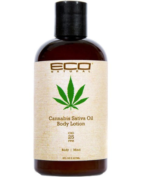 ECO NATURAL CANNABIS SATIVA OIL BODY LOTION 237 ml Skin Moisturizing Asetena Pa