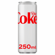Diet Coke Slim Cans 24x250ml