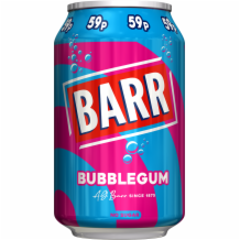 Barr Bubblegum Can 24x330ml