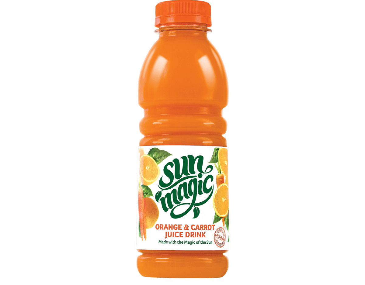 Sun Magic Orange & Carrot Juice 12x500ml