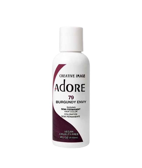 ADORE SHINING SEMI PERMANENT HAIR COLOR BURGUNDY ENVY 118 ml Hair Color Asetena Pa