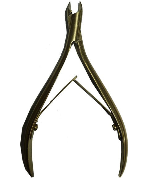 CUTICLE NIPPER GOLD GWP 028 Color Gold Pedicure and Manicure Asetena Pa