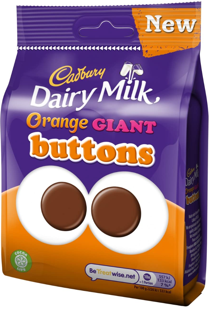 Cadbury Orange Buttons 10x95g