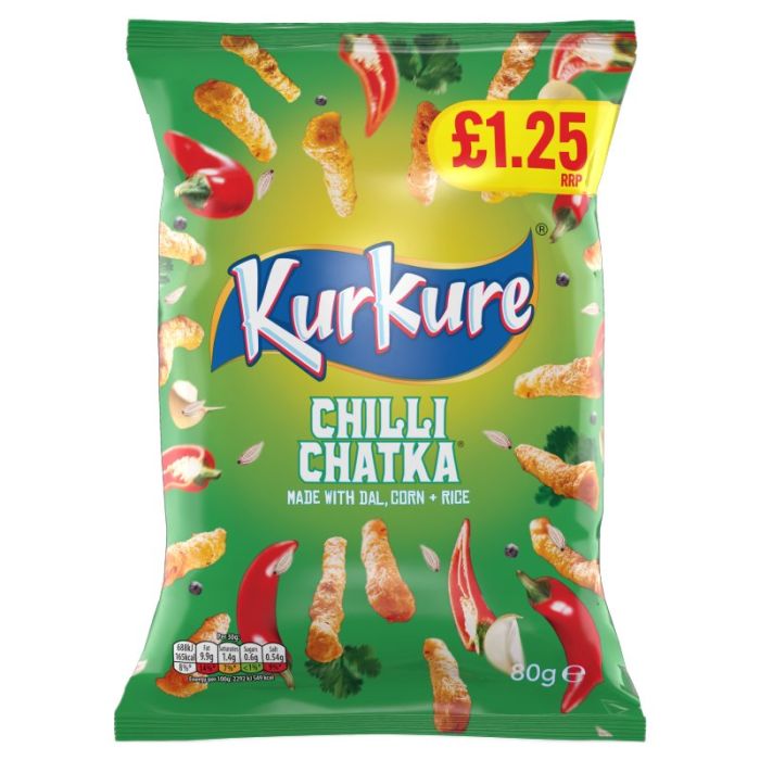 Kurkure Naughty Chilli Chatka 15x80g