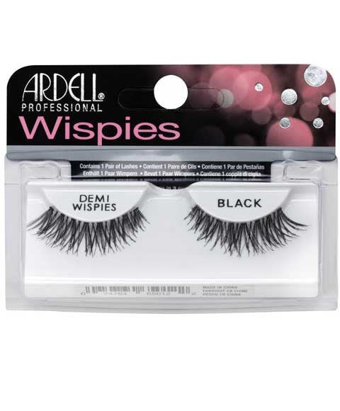 ARDELL NATURAL DEMI WISPIES EYE LASHES Color Black Eye Makeup Asetena Pa
