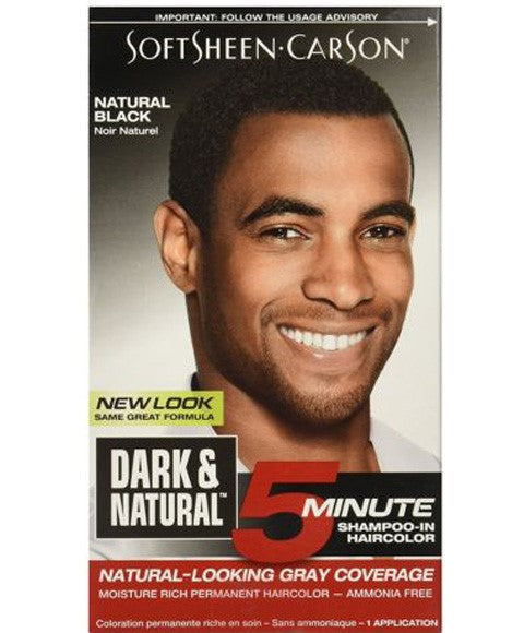 DARK AND NATURAL MEN SHAMPOO IN HAIR COLOR Color Jet Black Hair Color Asetena Pa