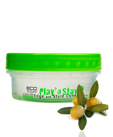 ECO STYLER PLAY N STAY EDGE STYLE CONTROL OLIVE OIL 90 ml Hair Styling Asetena Pa
