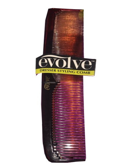 EVOLVE DRESSER STYLING COMB TURTLE SHELL 4501 Hair Brushes and Combs Asetena Pa