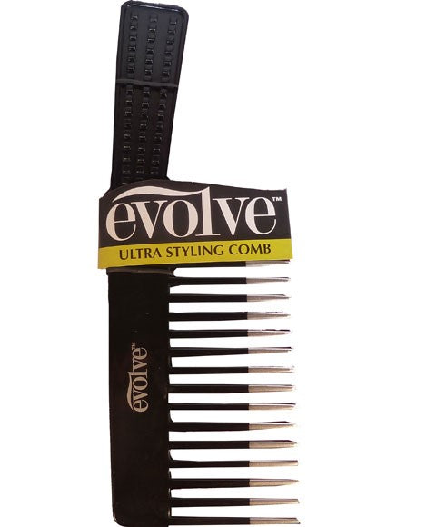 EVOLVE ULTRA STYLING COMB BLACK 415 Hair Brushes and Combs Asetena Pa
